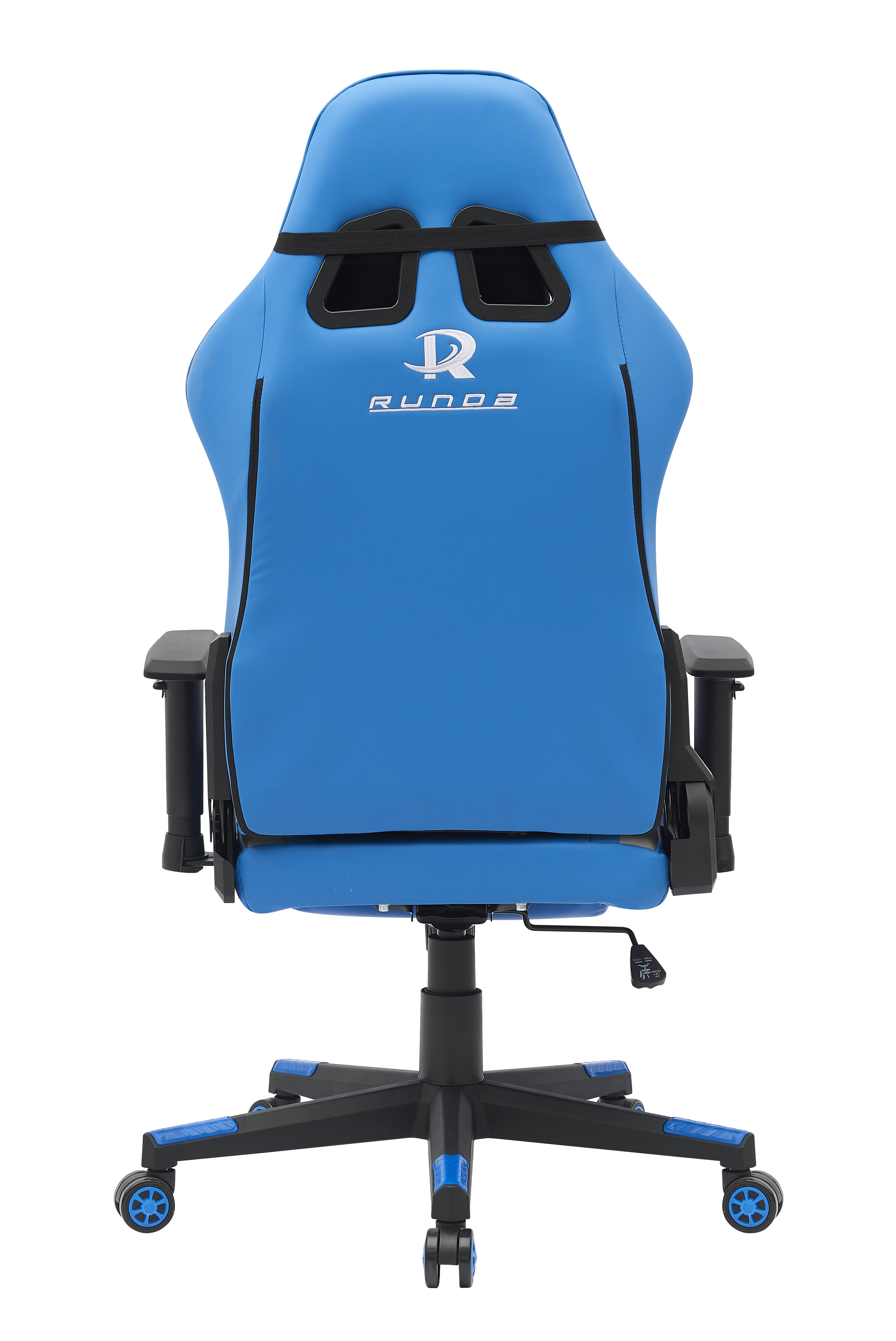 RUNDA GAMING CHAIR RD-1009 FOOTREST BLUE+GREY