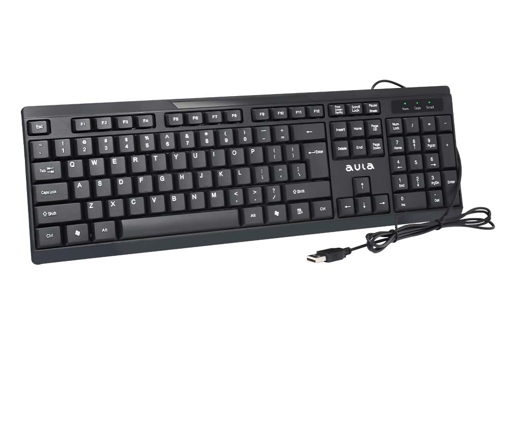 AULA AK205 Wired Keybord us layout with Arabic