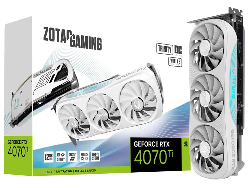 VGA ZOTAC RTX 4070 TI TRINITY OC WHITE ED 12G