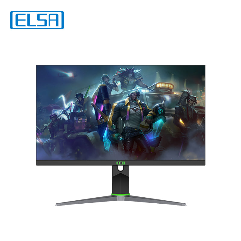 LED ELSA EA272FX SE 27'' 2560 × 1440 (QHD) - FAST IPS - 275 Hz-0.5MS AI COLOR - Adaptive Sync - ADJUSTABLE STAND 2*HDMI+2*DP+Audio out + Speaker