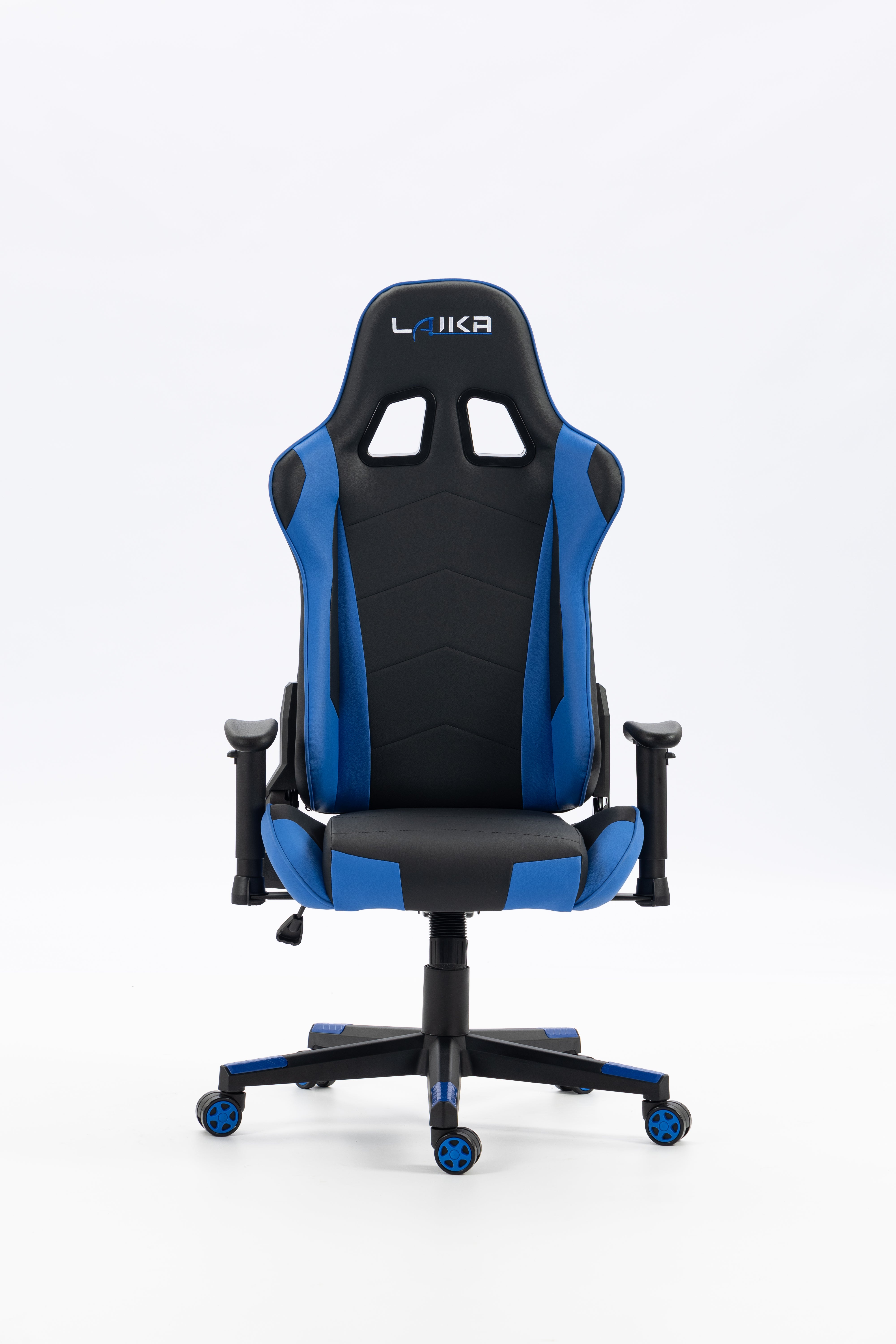 Gaming chair LK-2171 BLACK- BLUE with Headrest