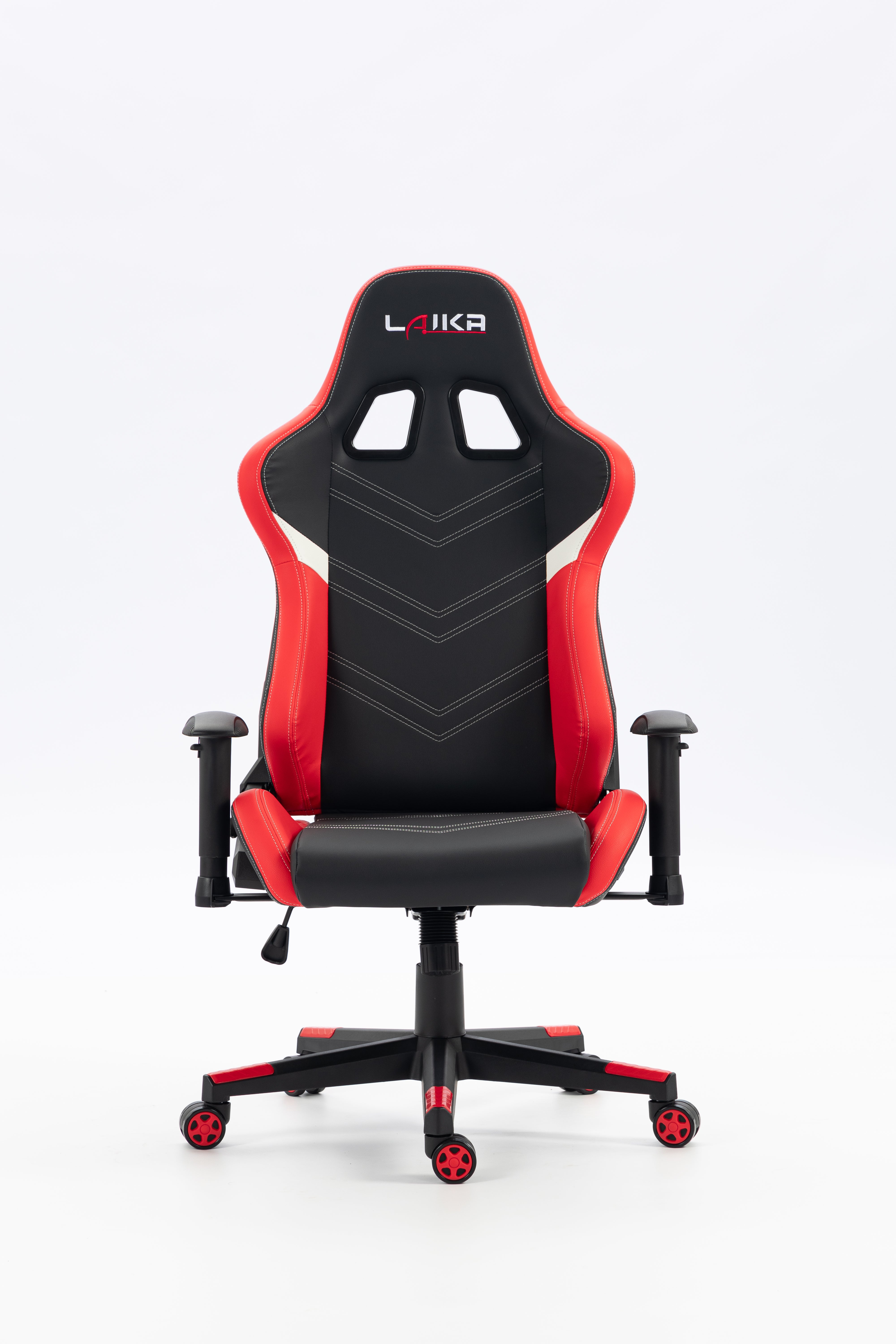 Gaming chair LK-2589-1 BLACK-RED with headrest