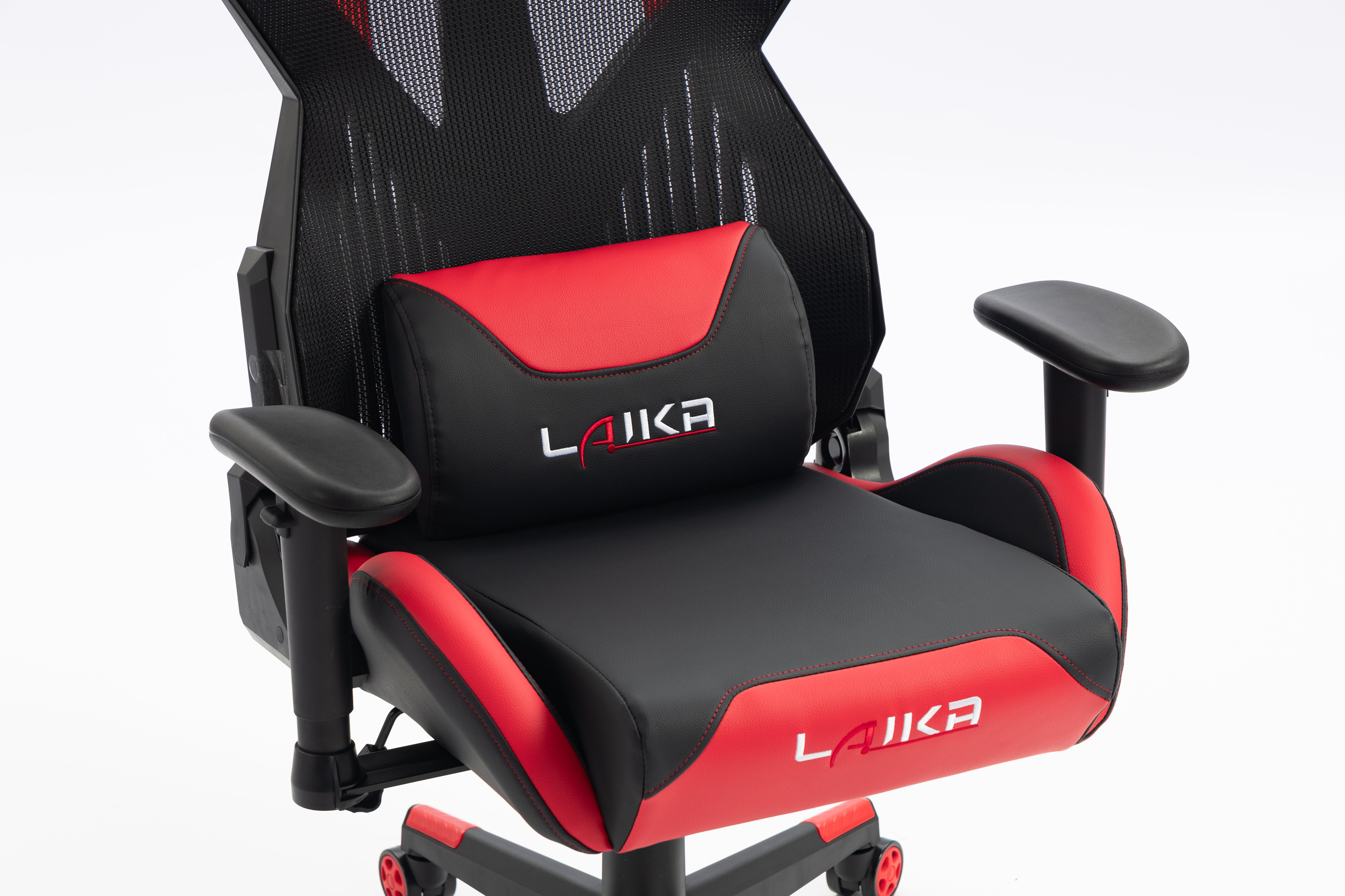 Gaming chair LK-2409 BLACK-RED Mesh 2D Arms