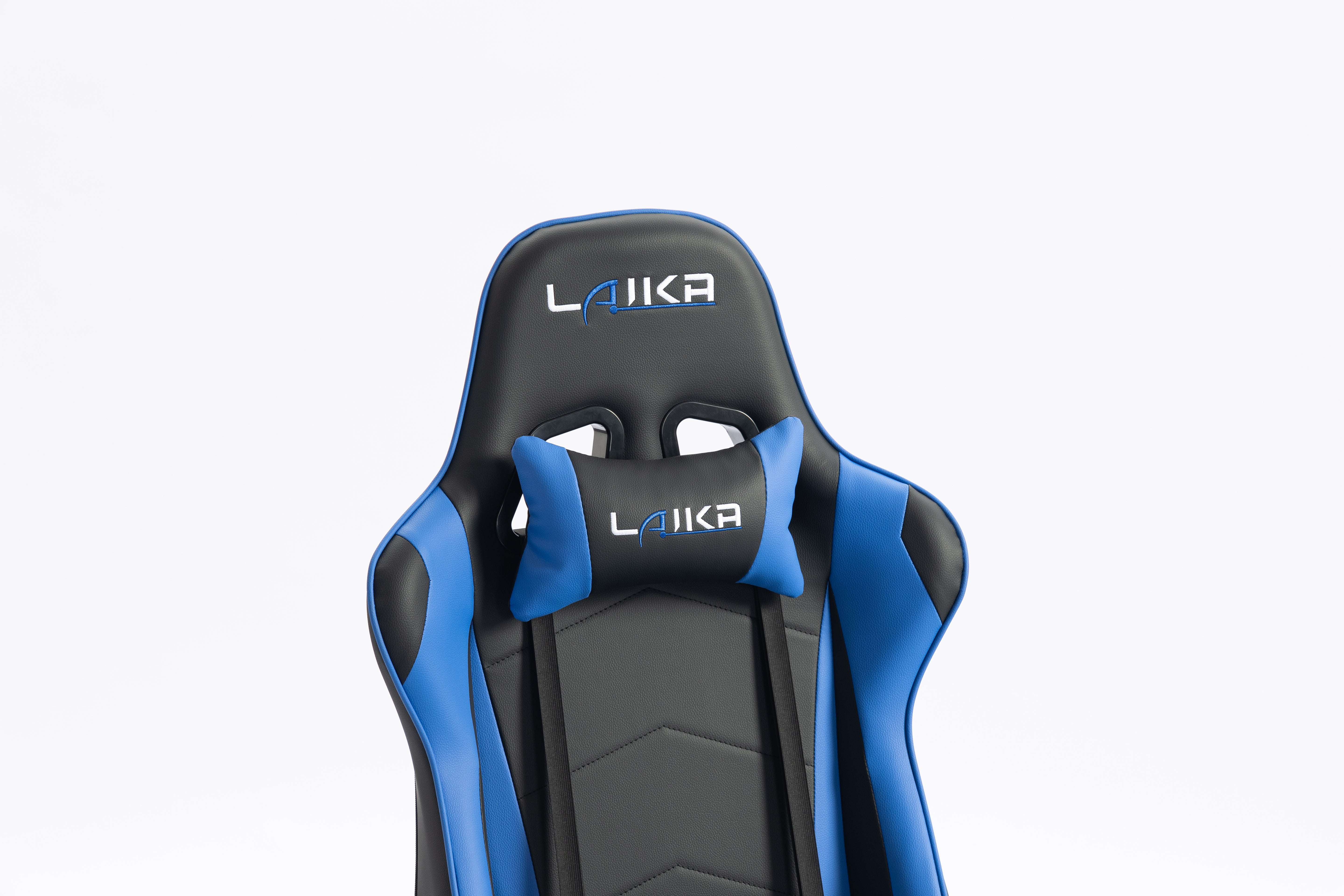 Gaming chair LK-2171 BLACK- BLUE with Headrest
