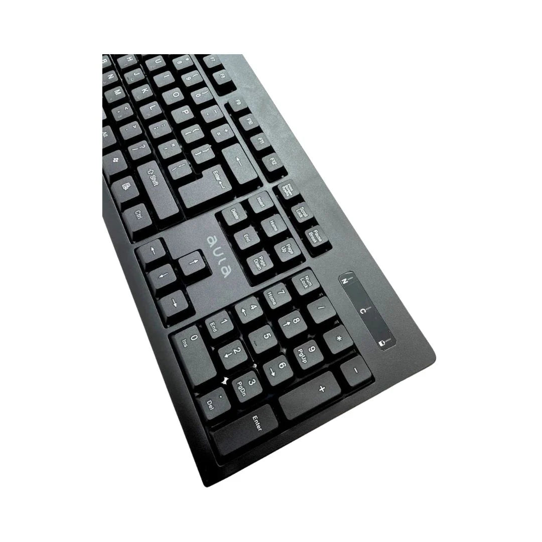 AULA AC260 COMBO Wirless 2.4G Keybord us layout &mouse 3keys with Arabic