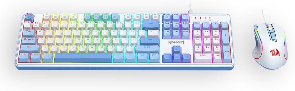 REDRAGON S139 Gaming Essentials Mechanical Keyboard and Mouse Combo Set