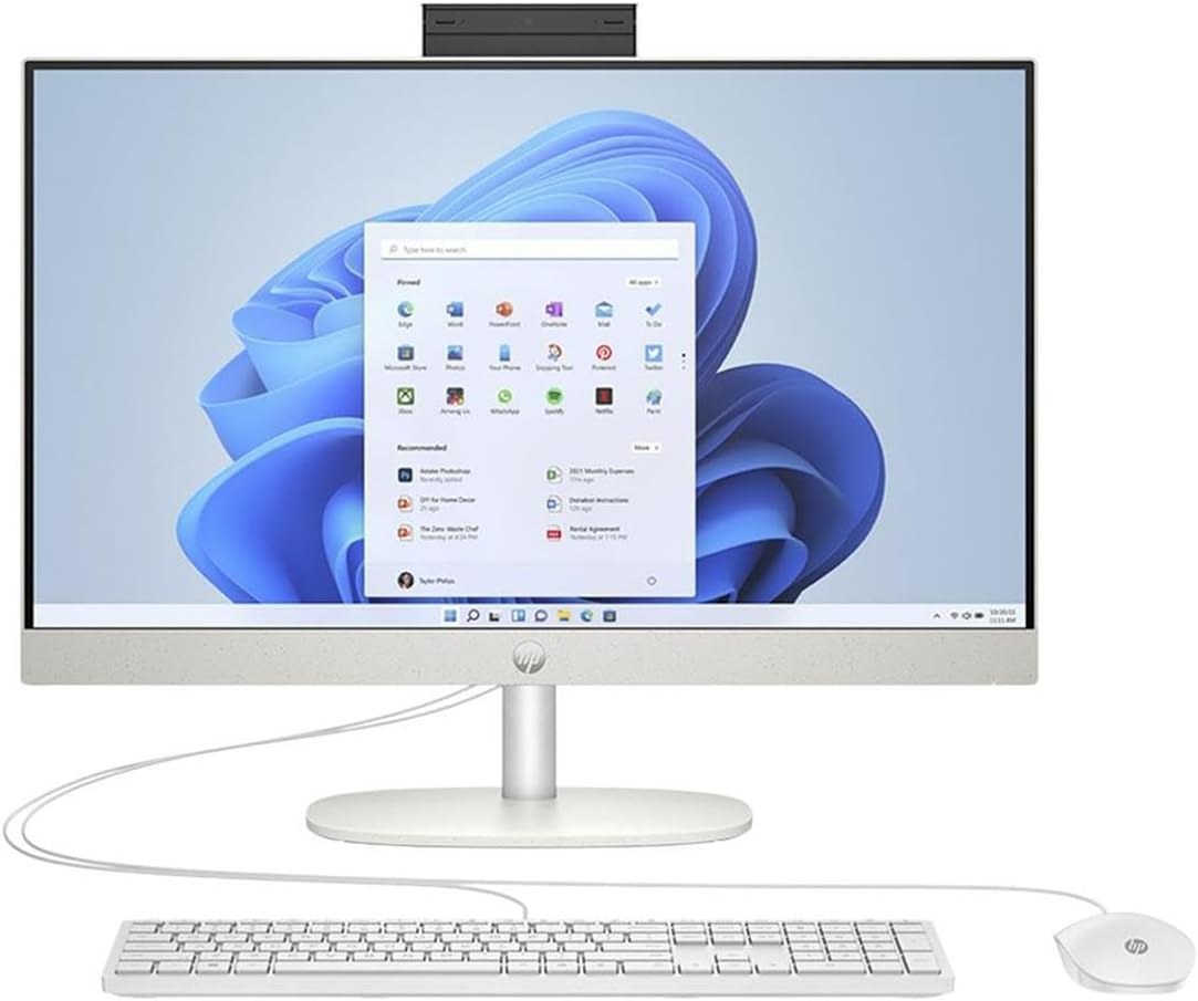 HP 24-CR000L AIO (SHELL WHITE), CI7-1355U, 512 SSD, 16 GB, 23.8", DOS, IRS ( TOUCH SCREEN)