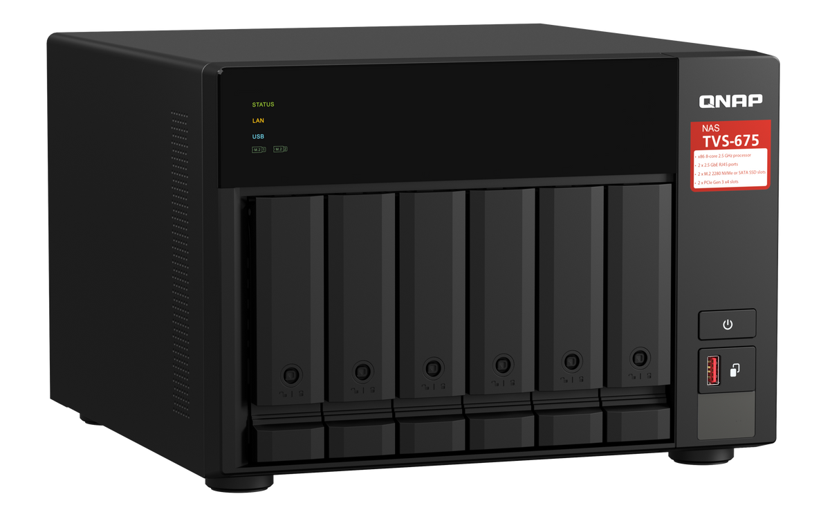 QNAP TVS-675-8G NAS STORAGE