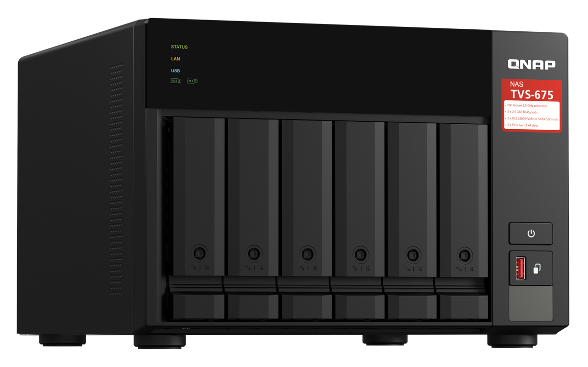 QNAP TVS-675-8G NAS STORAGE