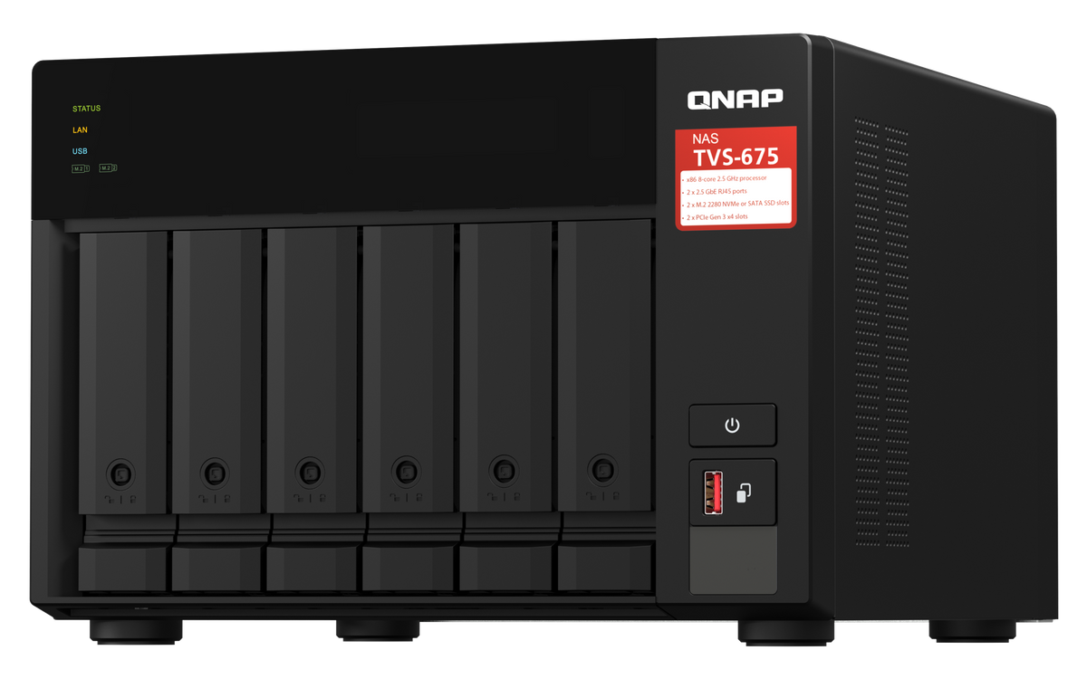 QNAP TVS-675-8G NAS STORAGE
