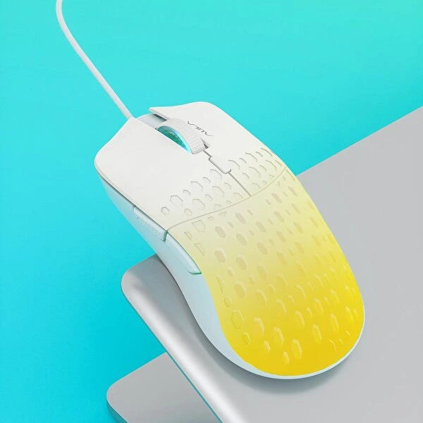 AULA S11 pro yellow Wired gaming mouse with 6 keys