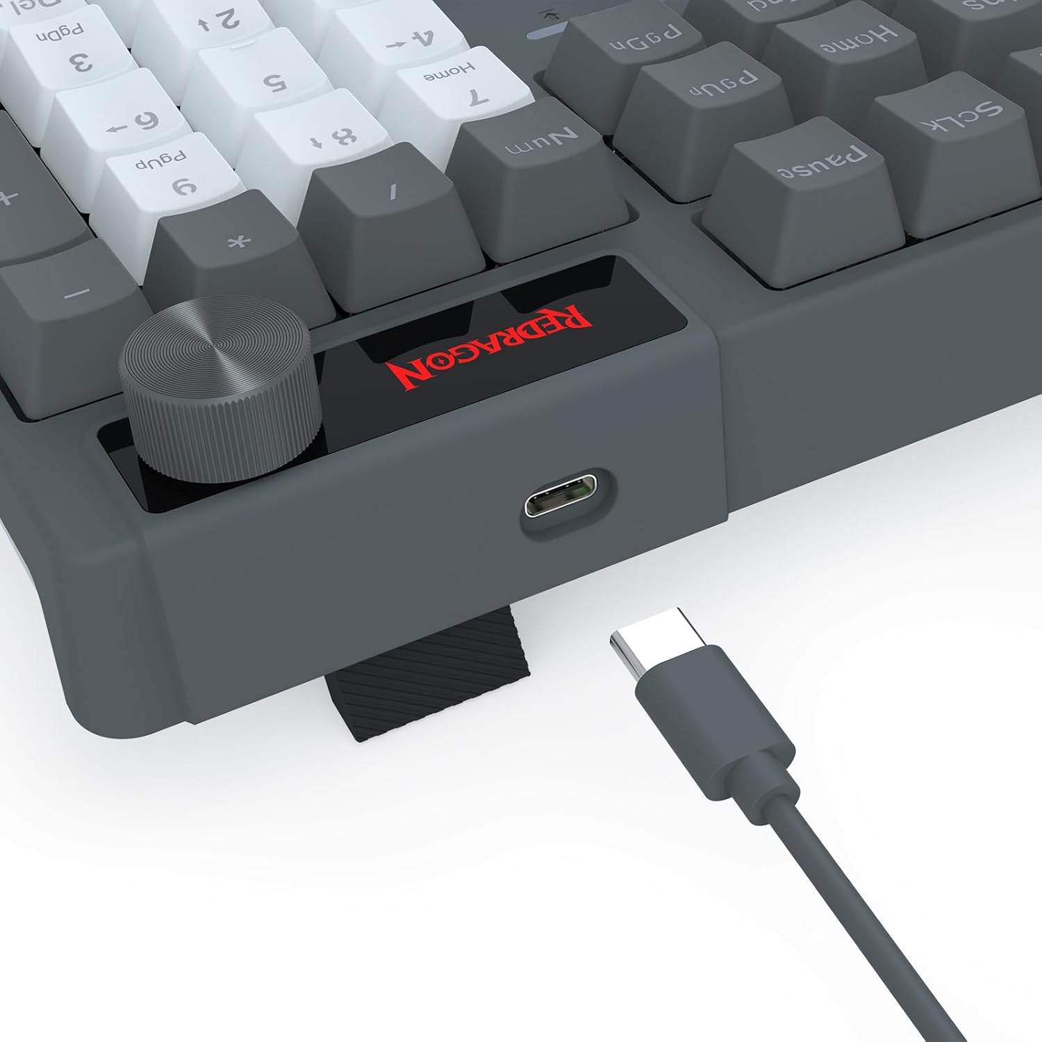 Redragon K718 Wired 104 Keys Gaming Keyboard, Rainbow Backlit Wired Mechanical Keyboard