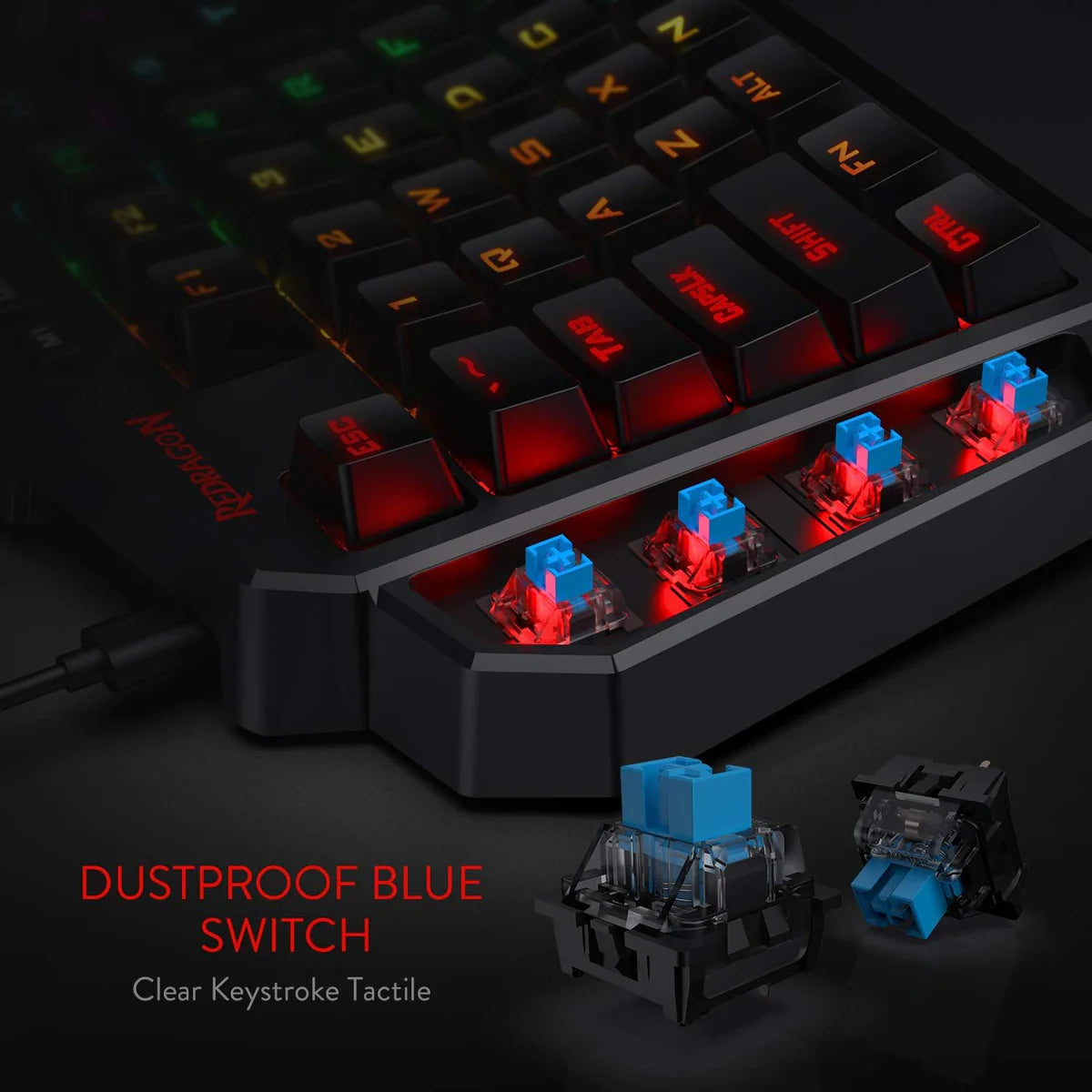 ReDragon K585 RGB DITI mini kayboard