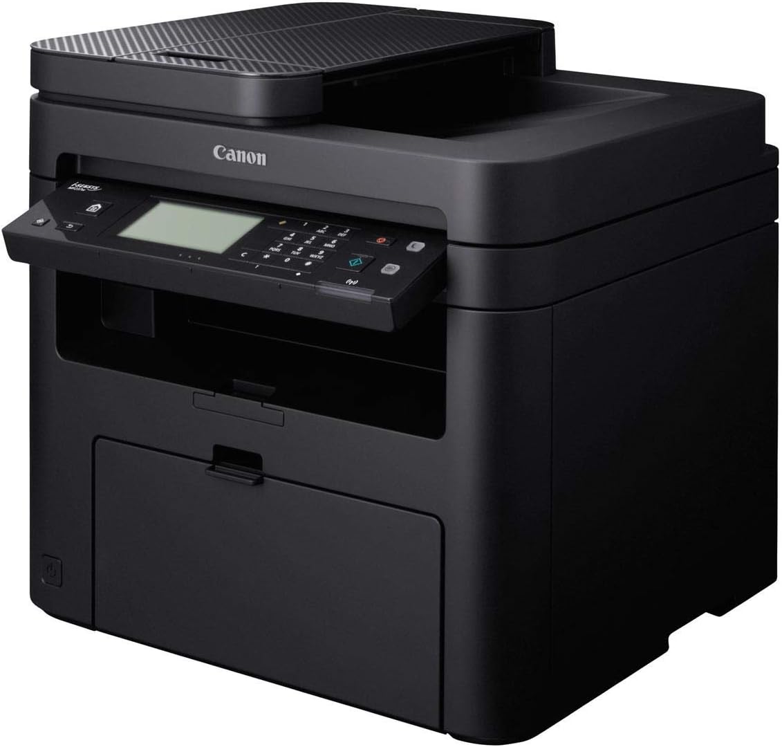 Canon i-SENSYS MF237w Wireless 4-in-1 mono laser printer for small offices.