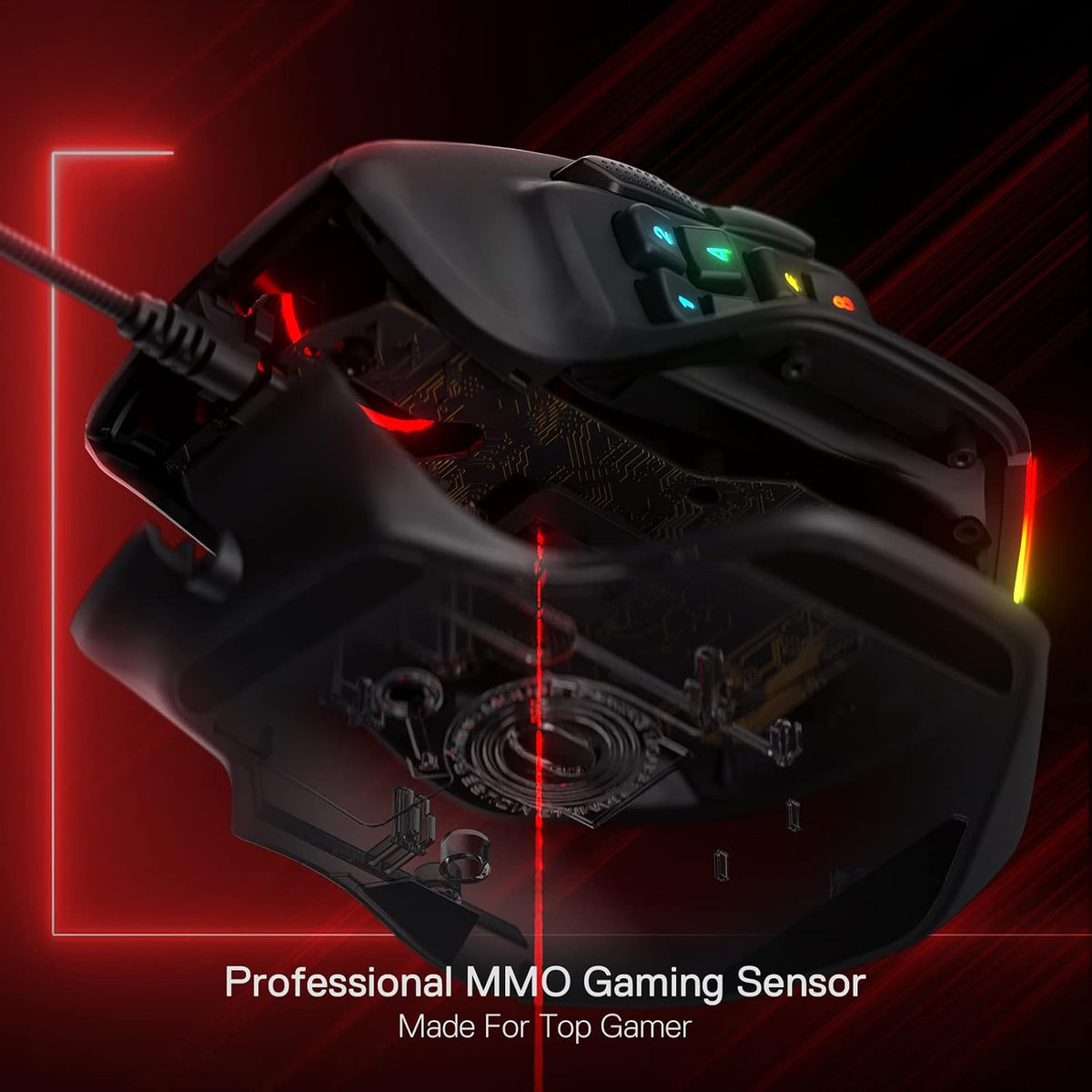 REDRAGON M811-RGB Wired Gaming Mouse Black Color