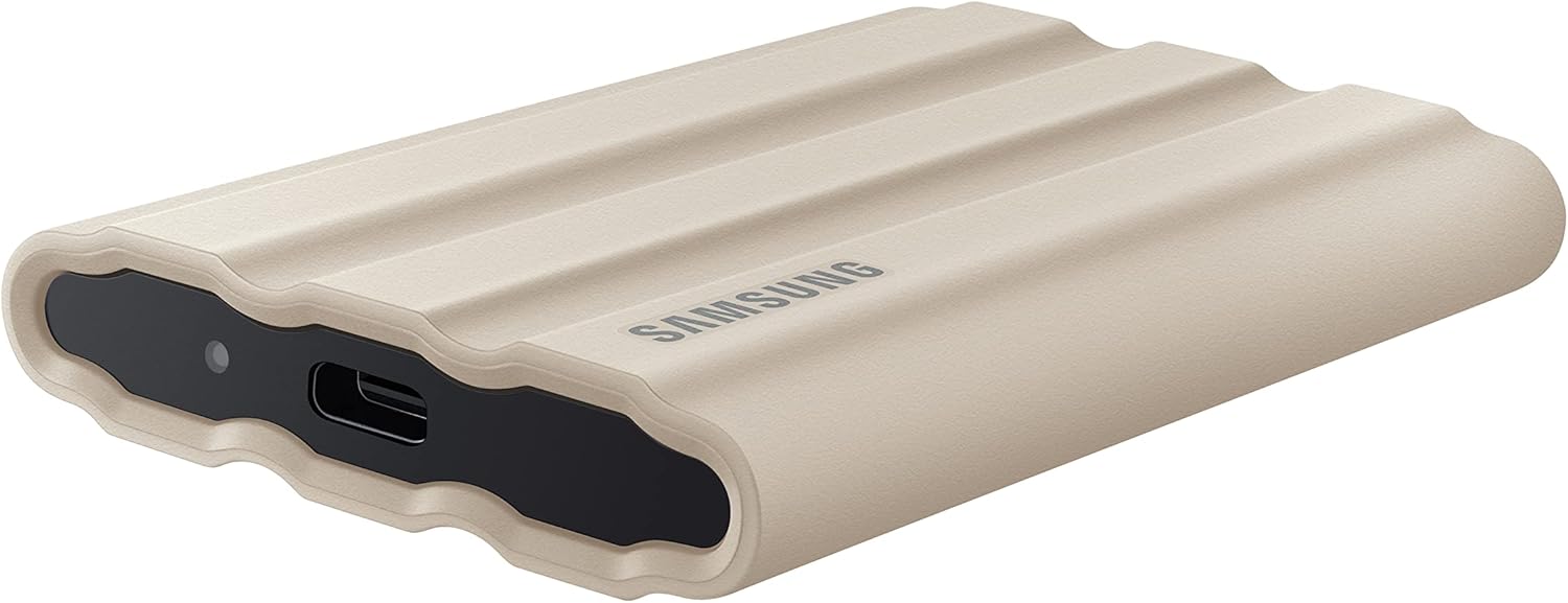 SAMSUNG SSD T7 PORTABLE 1T EXTERNAL SHIELD (BEGIE)
