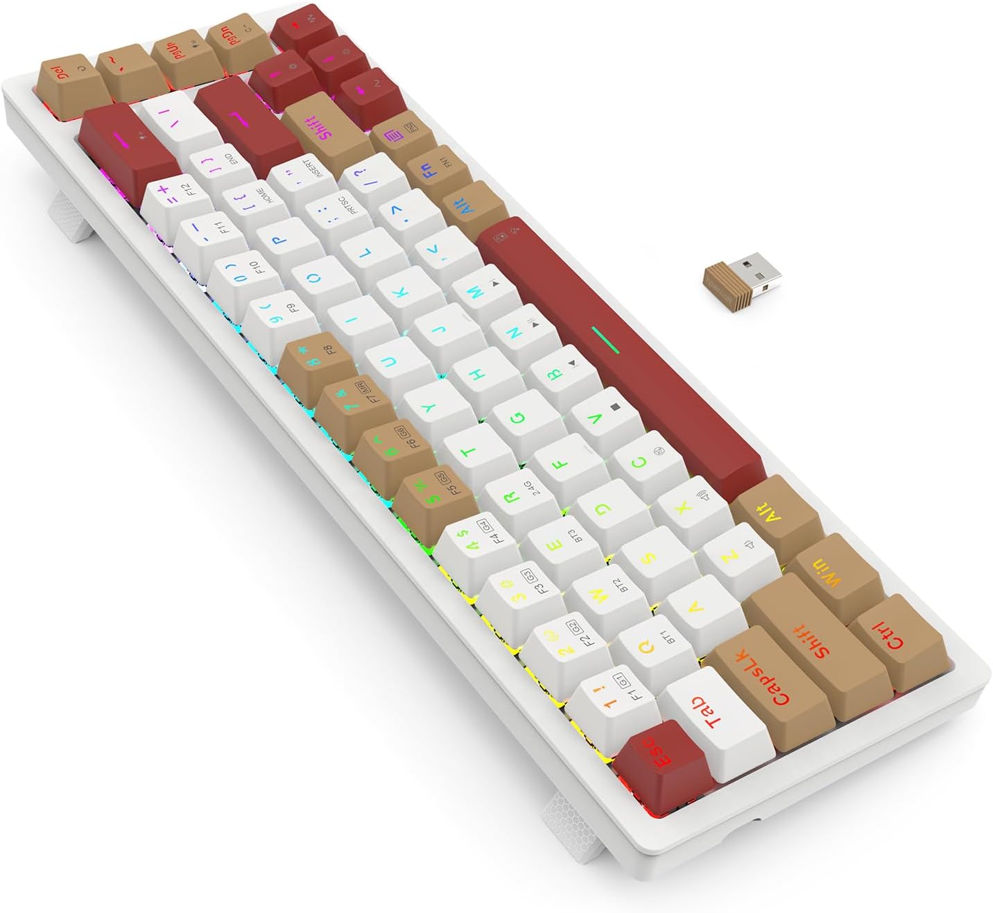Redragon K677 WLR-RGB-PRO 68 keys 3mode mechanical keyboard
