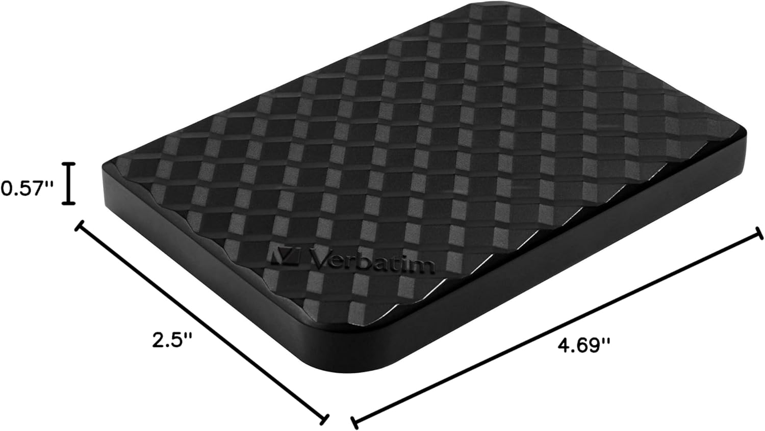 Verbatim HDD 1TB USB3 SUPER SPEED Portable External Hard Drive