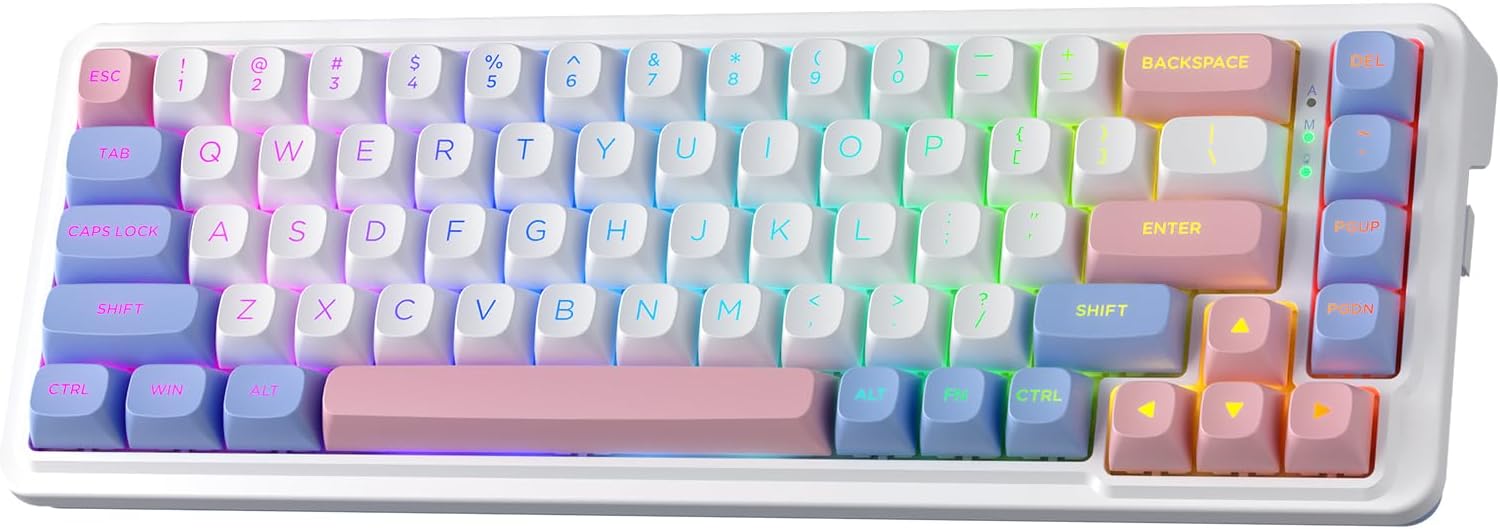 Redragon K709WBP-RGB-PRO 3MODE 68Key mechanical keyboard