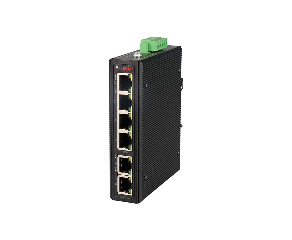 ONV IPS33064P Gigabit 6-port industrial PoE switch