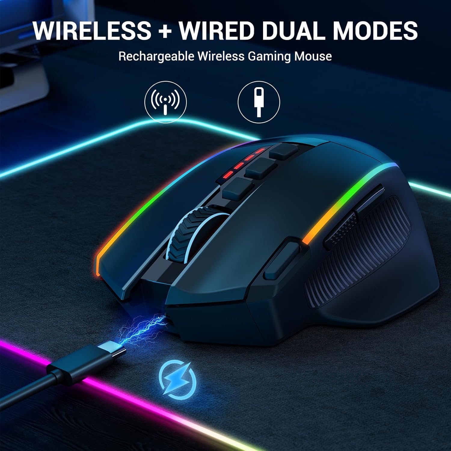 ReDragon M915 RGB WL gaming mouse