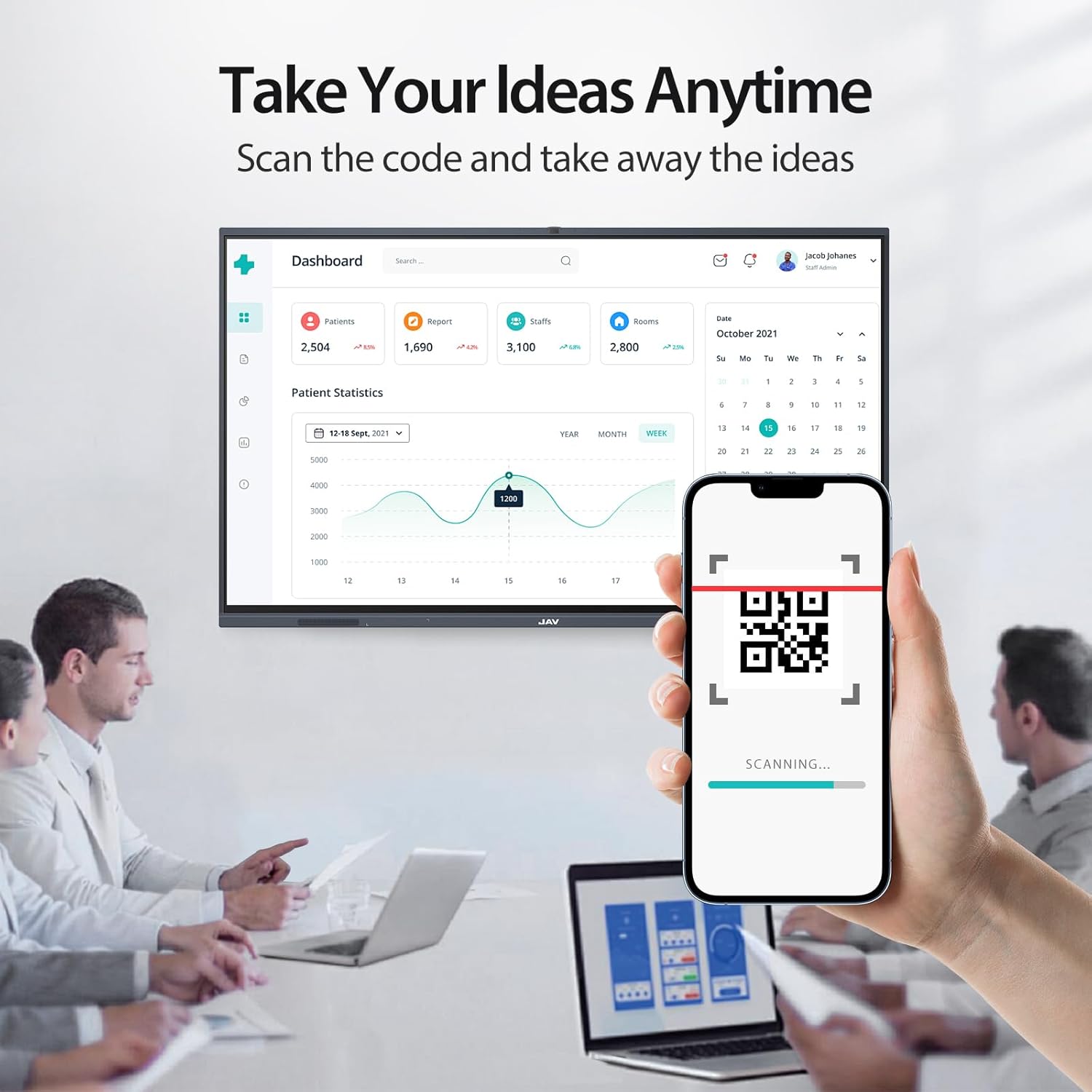 JAV 86” Interactive Smart Board H12S-2