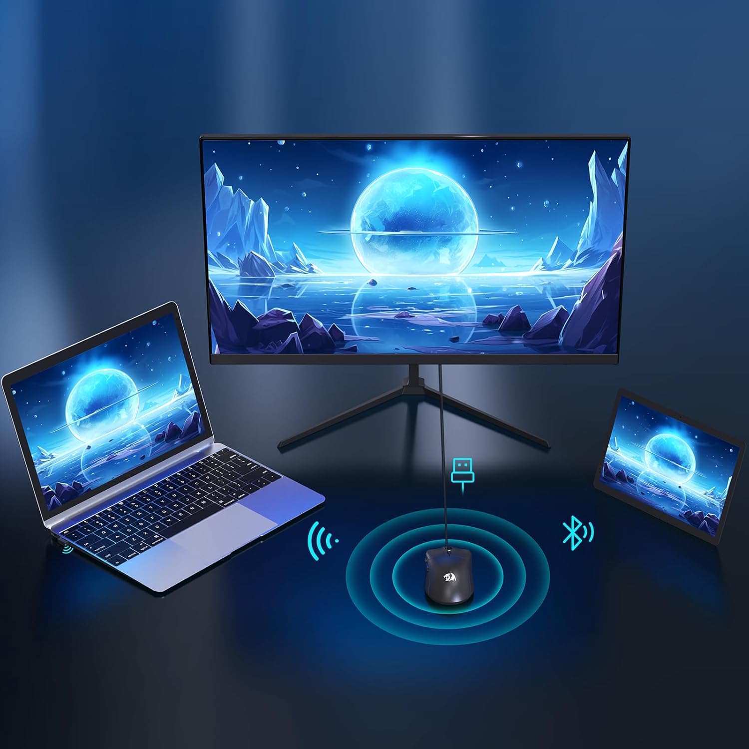 REDRAGON M815-PRO Mouse 3 Mode Gaming mouse