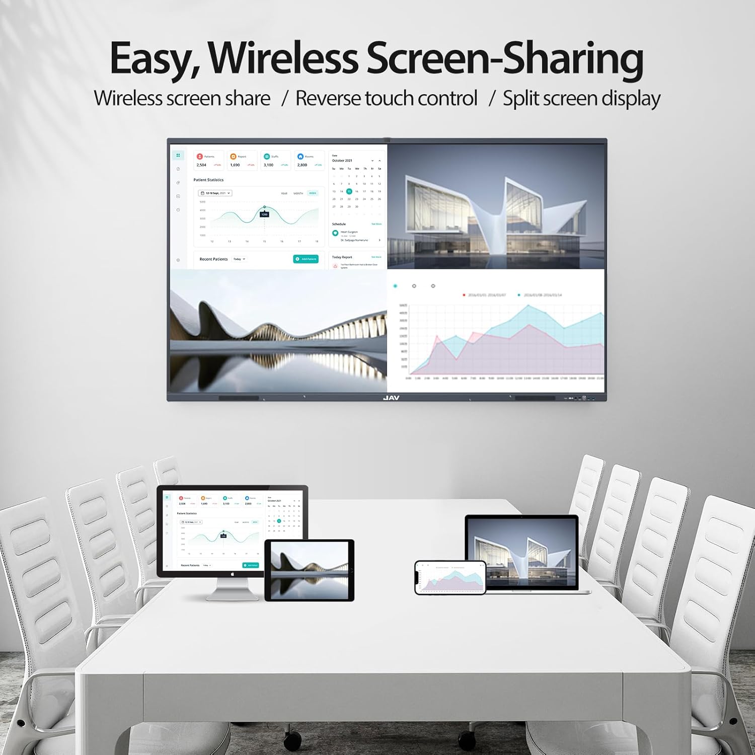 JAV 86” Interactive Smart Board H12S-2