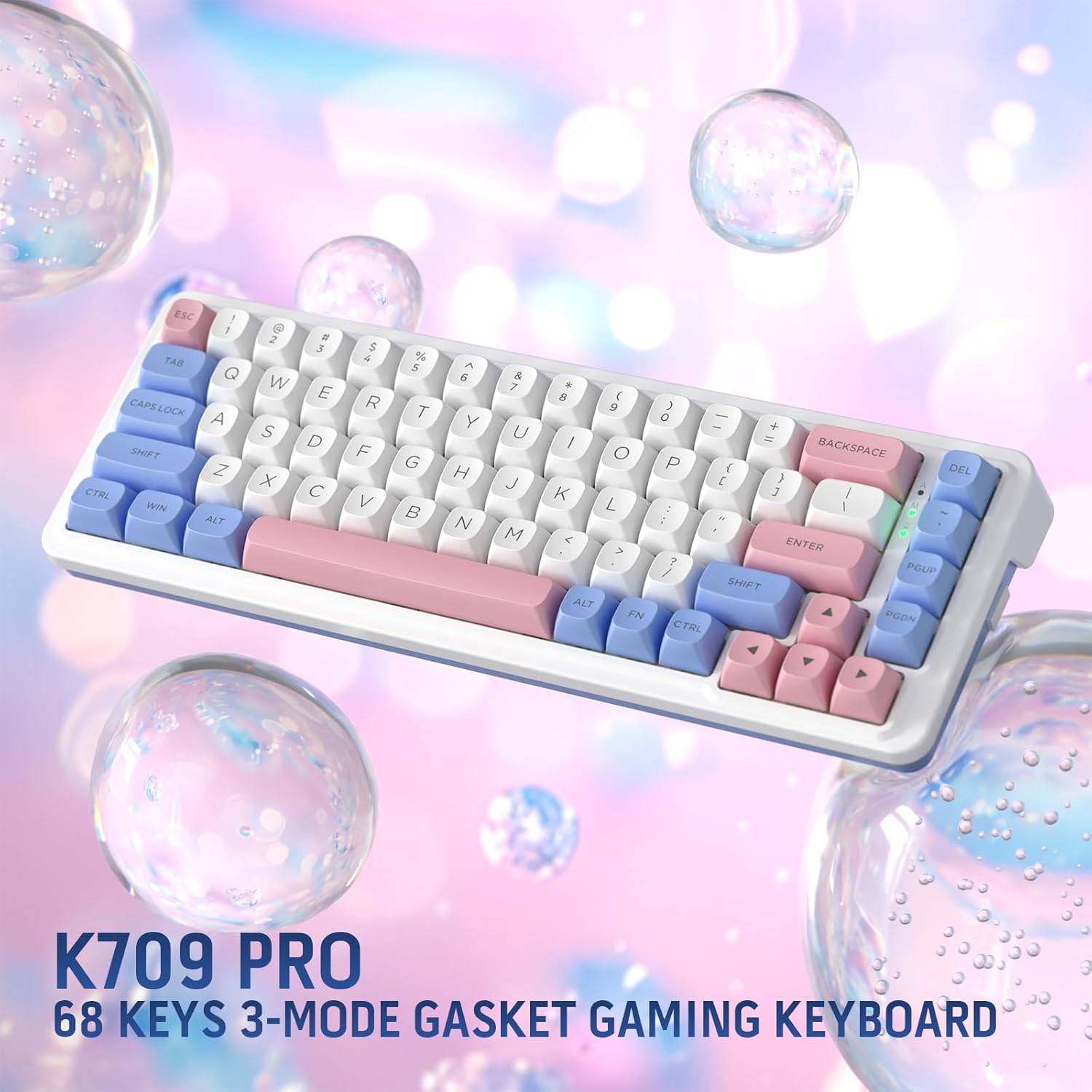 Redragon K709WBP-RGB-PRO 3MODE 68Key mechanical keyboard