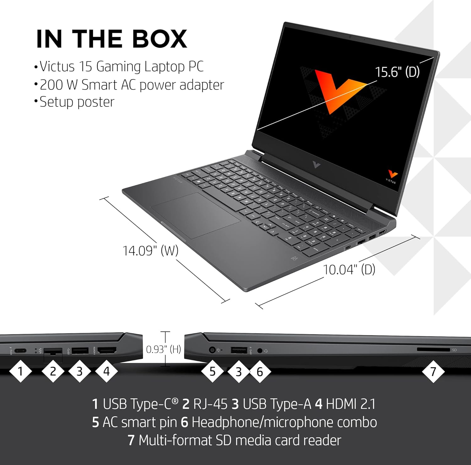 HP VICTUS, CI7-13620H, 512SSD, 16GB 15.6", DOS , 6G RTX4050