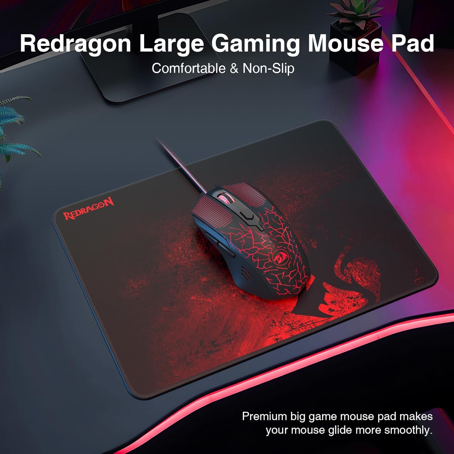 REDRAGON S107-RGB-KS Keyboard, mouse, mousepad combo