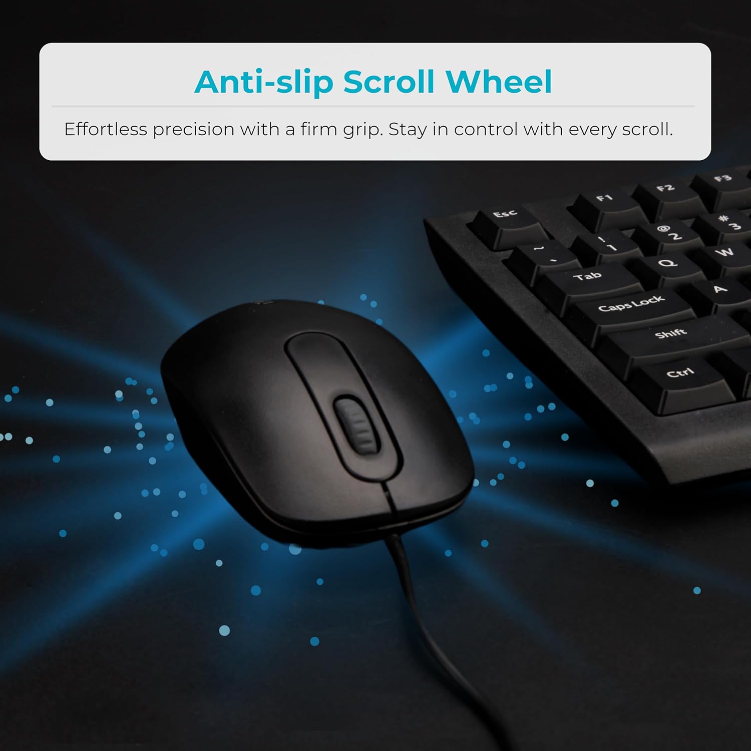 Rapoo N200 USB Wired Mouse Black