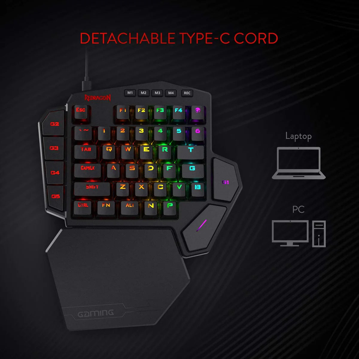 ReDragon K585 RGB DITI mini kayboard