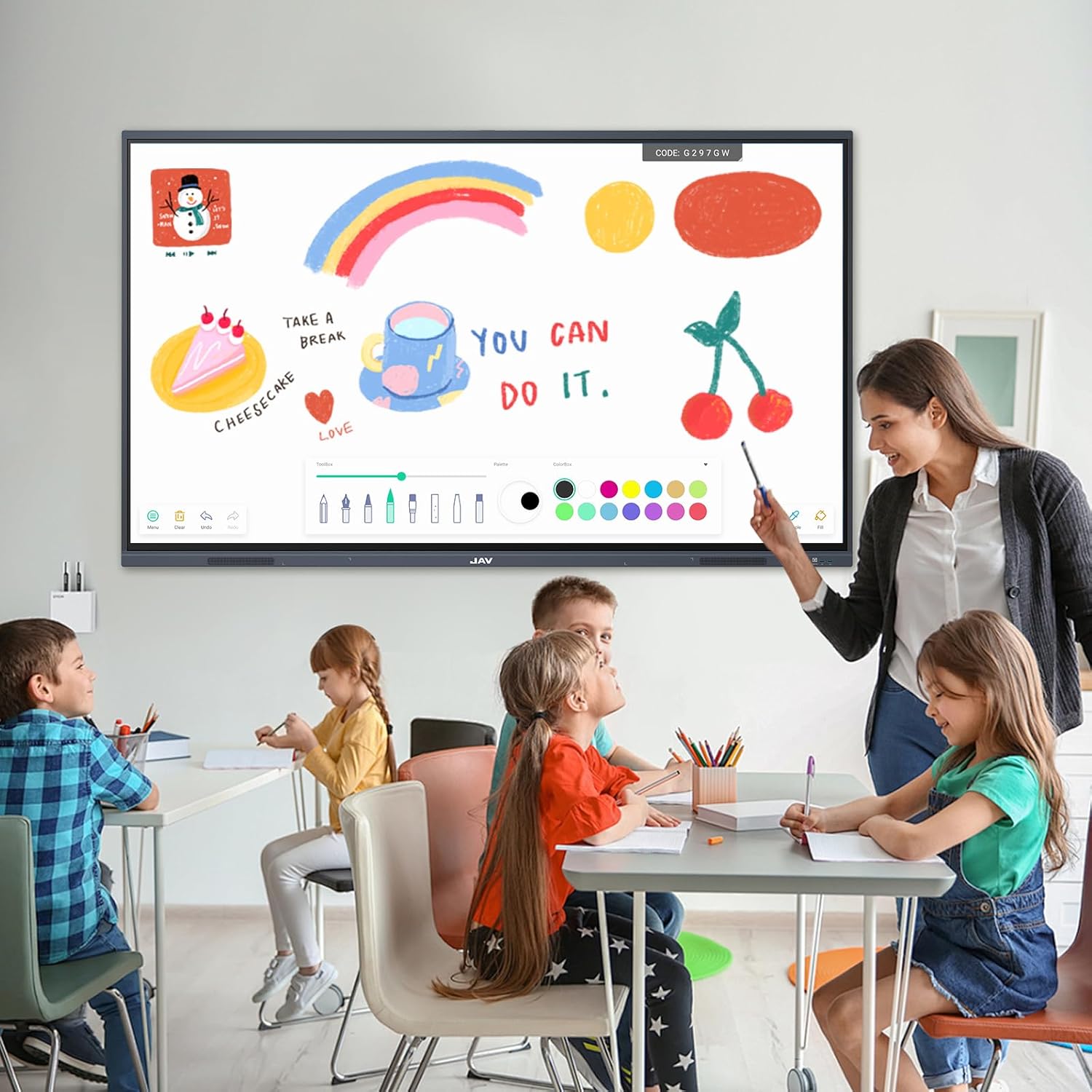 JAV 86” Interactive Smart Board H12S-2