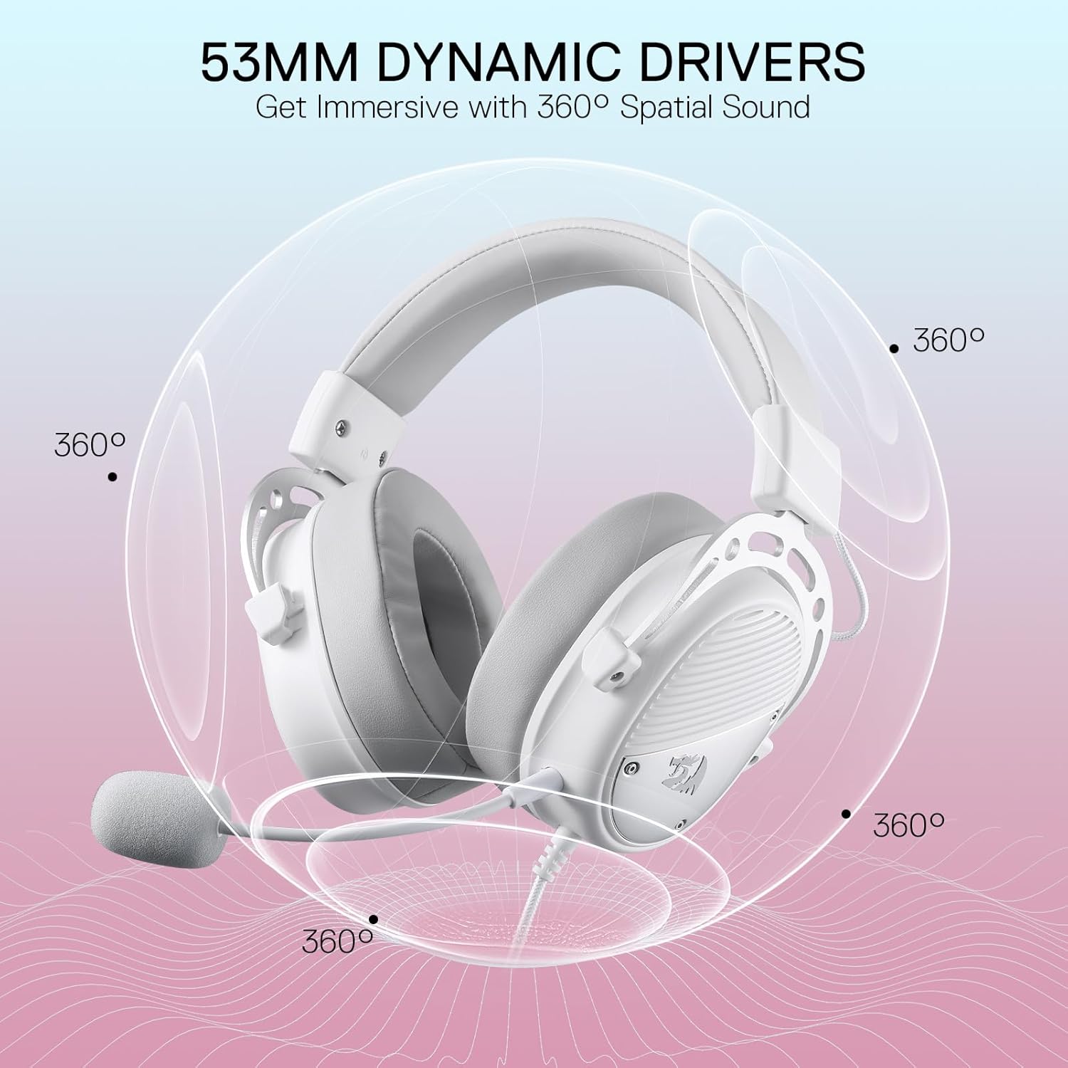 REDDRAGON H730 HEADSET (White)