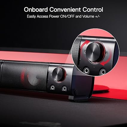 ReDragon GS550 ORPHEUS SOUND BAR WITH DUAL SPK AND LIGHT