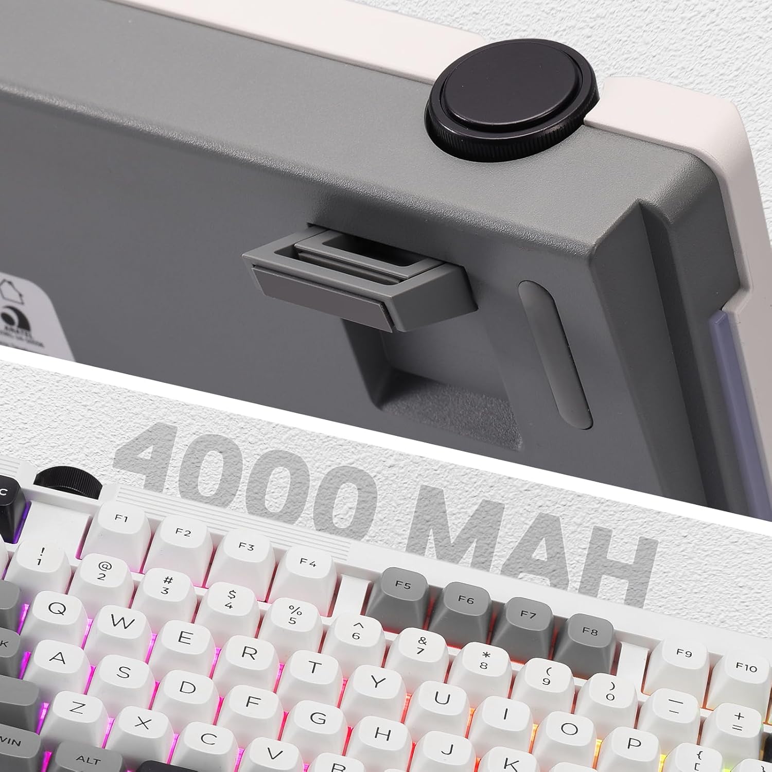 Redragon K729 WGB-RGB- PRO 80% Wireless Gasket RGB Gaming Keyboard, 3-Mode TKL Mechanical Keyboard