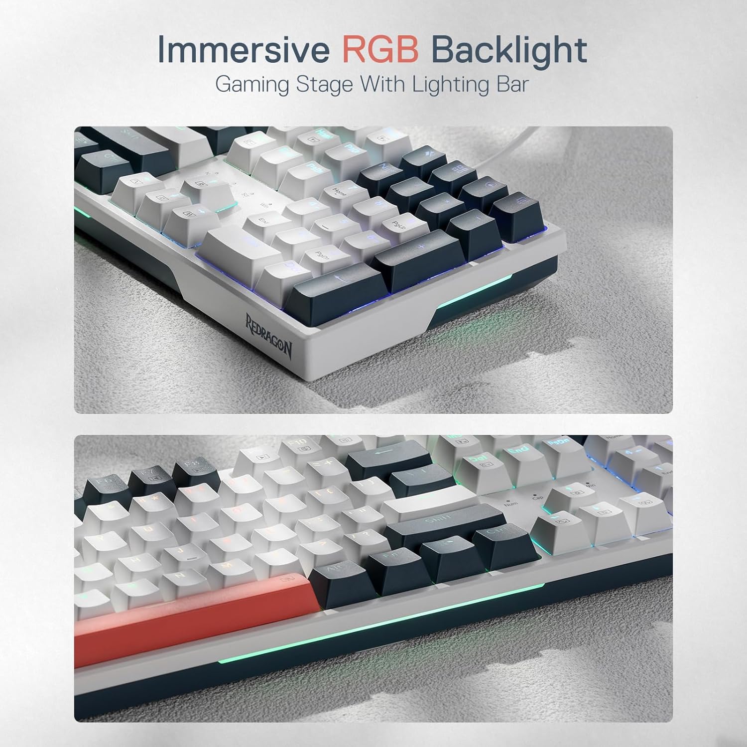 Redragon k668WBO-RGB 108 MECHANICAL KEYBOARD