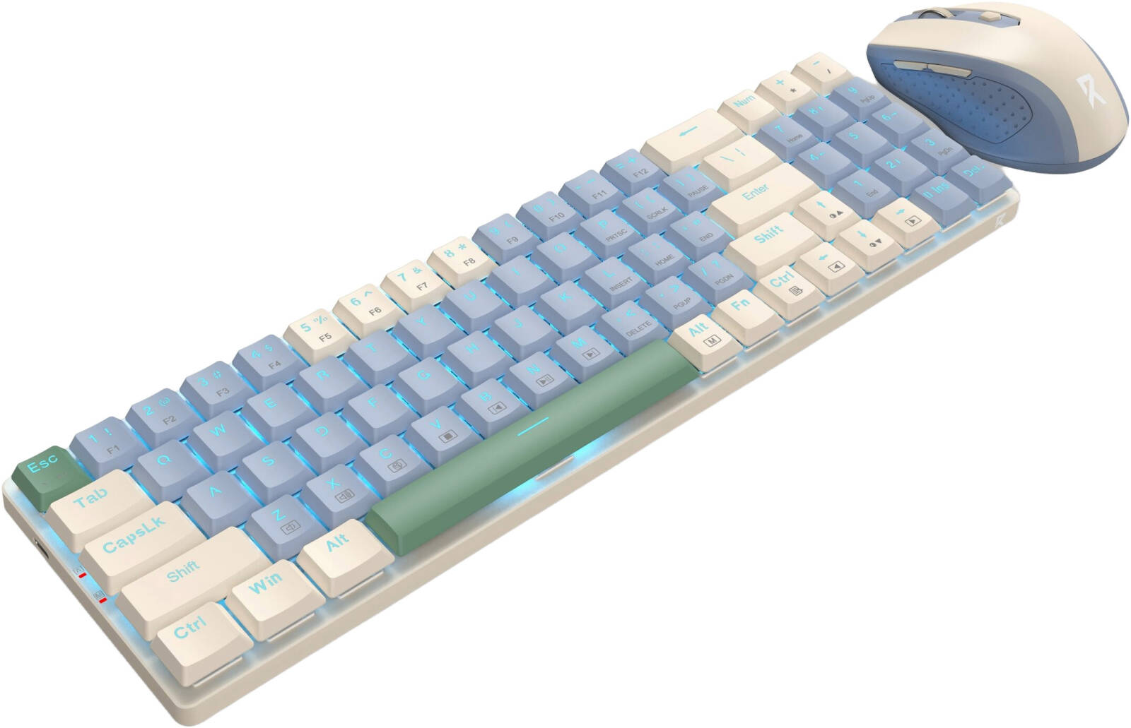Redragon 94key low profile combo BS-8772 (Cream/Blue)