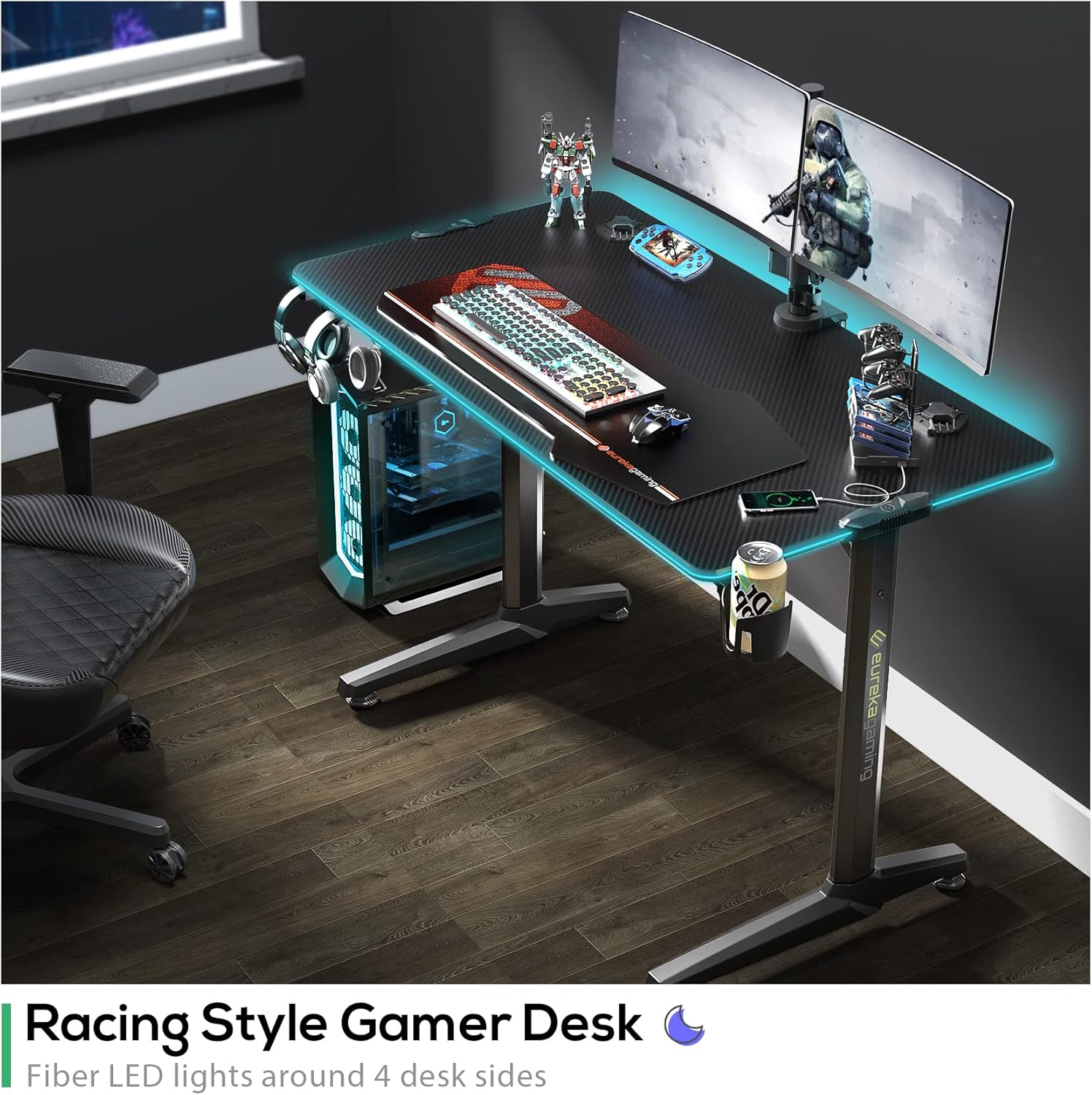 GAMING TABLE DESIGNA ERK-GIP-44B-V1 RGB