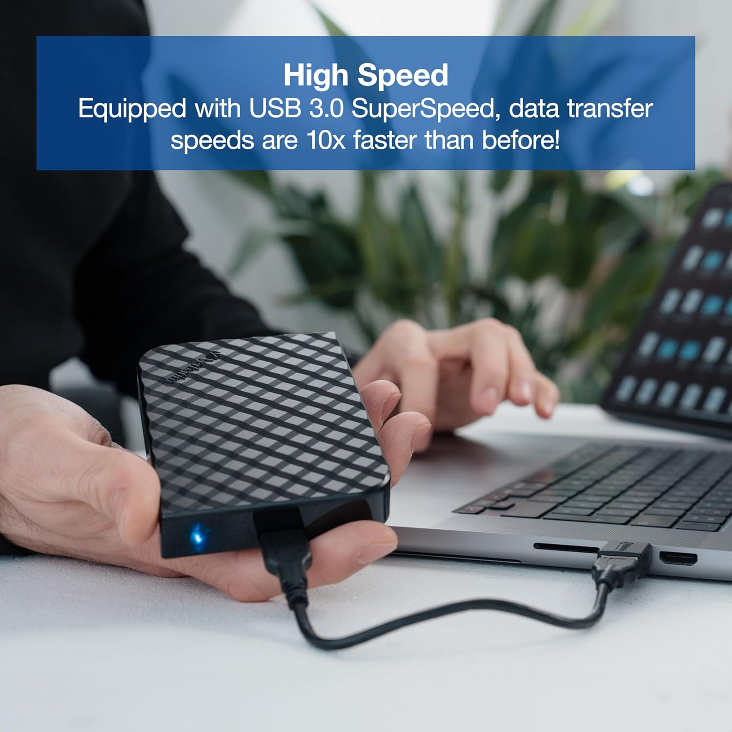 Verbatim HDD 1TB USB3 SUPER SPEED Portable External Hard Drive