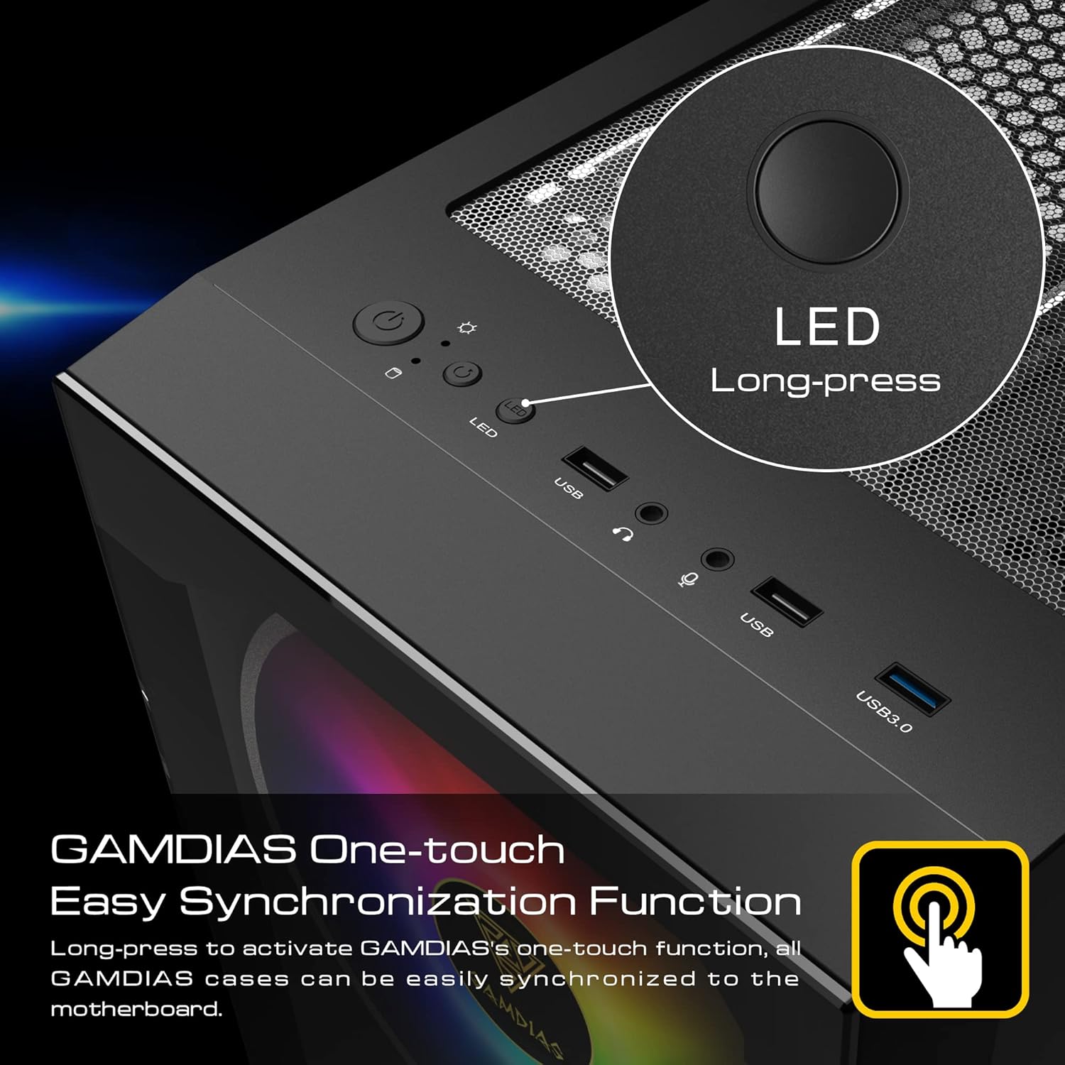 GAMDIAS Apollo E2 Elite Mid Tower Gaming Case