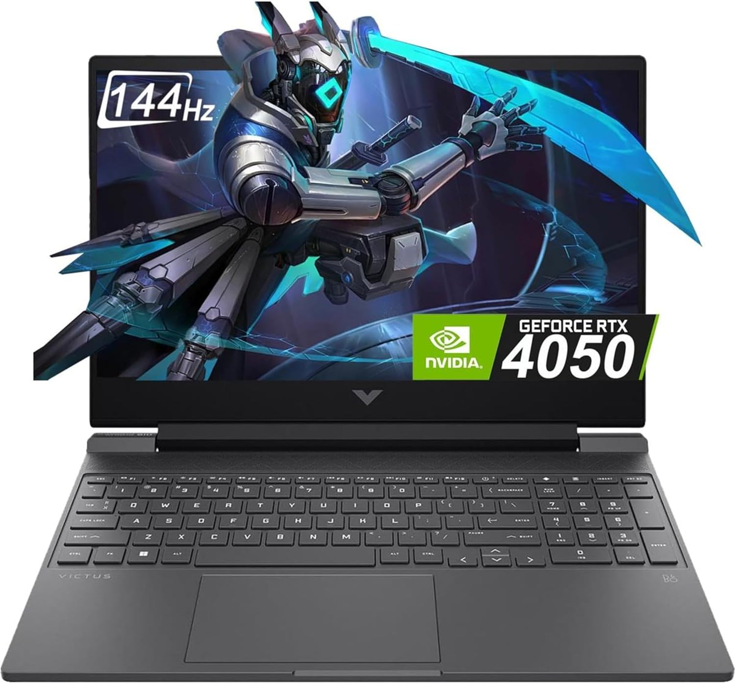 HP Victus (Gaming Laptop) 15.6'' FHD, 144Hz, Ci5-13420H,16GB DDR4, 512GB SSD, RTX 4050 6GB (Mica Silver)