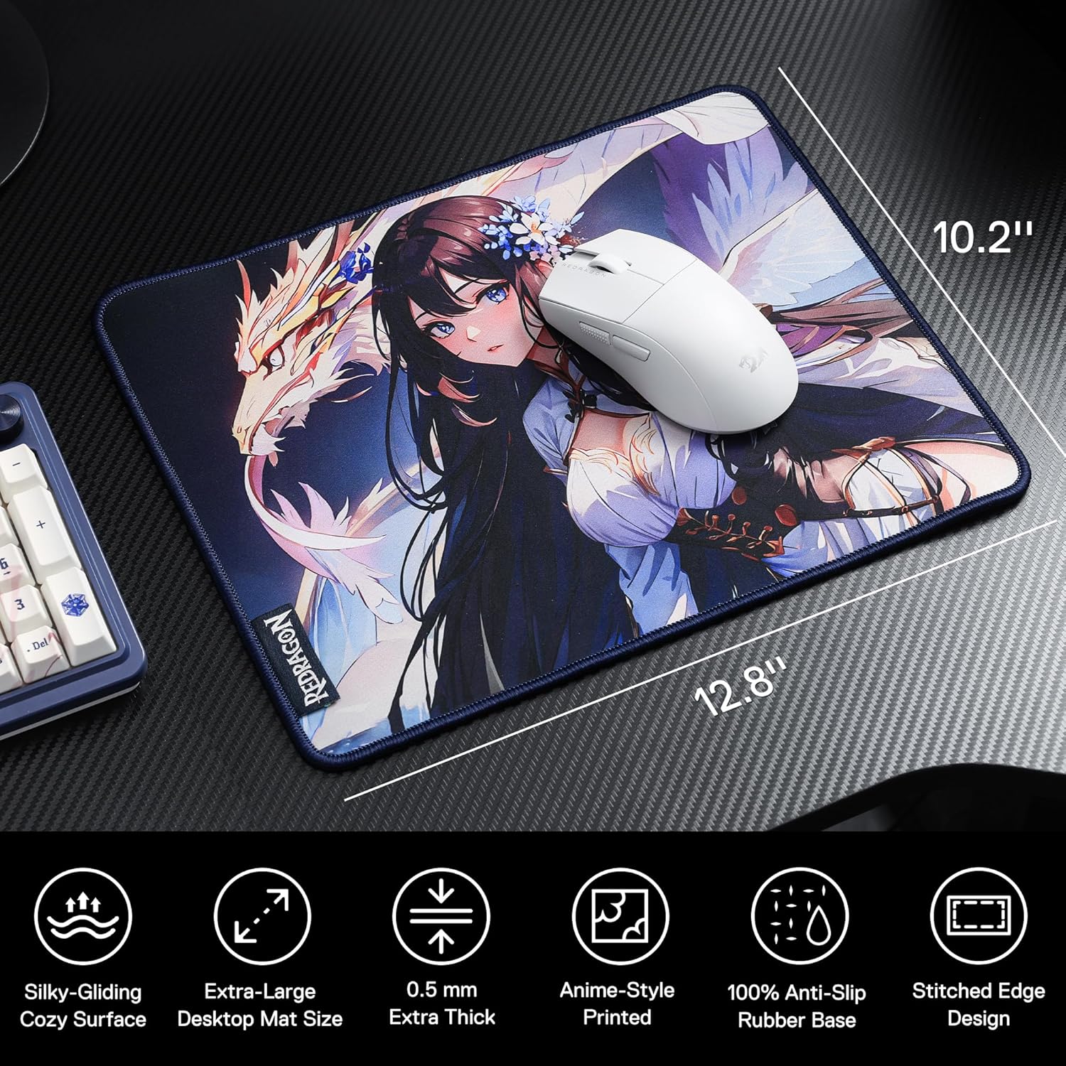 Redragon P046S Anime Gaming Mouse Pad -