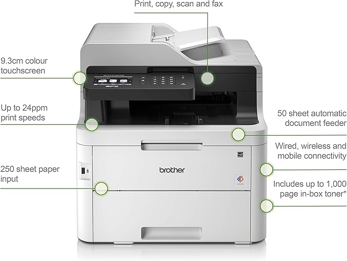 BROTHER MFC-L3750CDW 4-in-1 Color Laser Printer