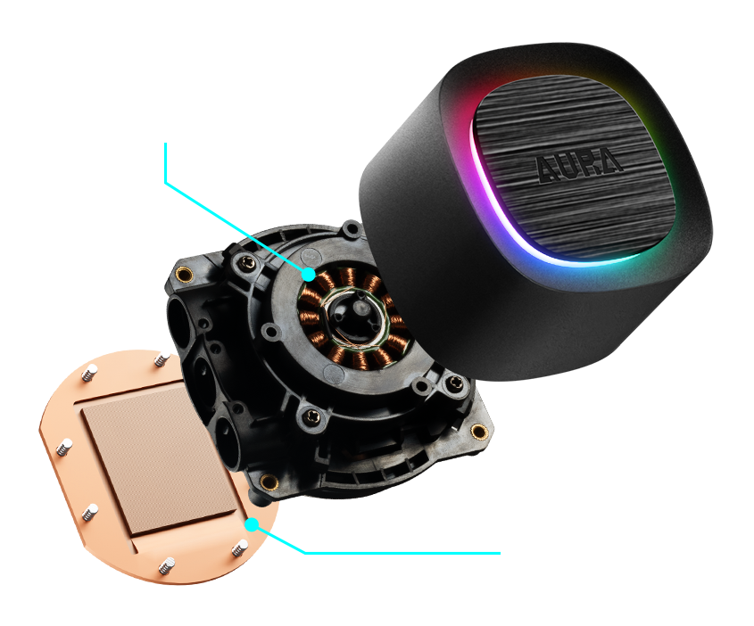 cpu cooler gamdias AURA GL360 V2