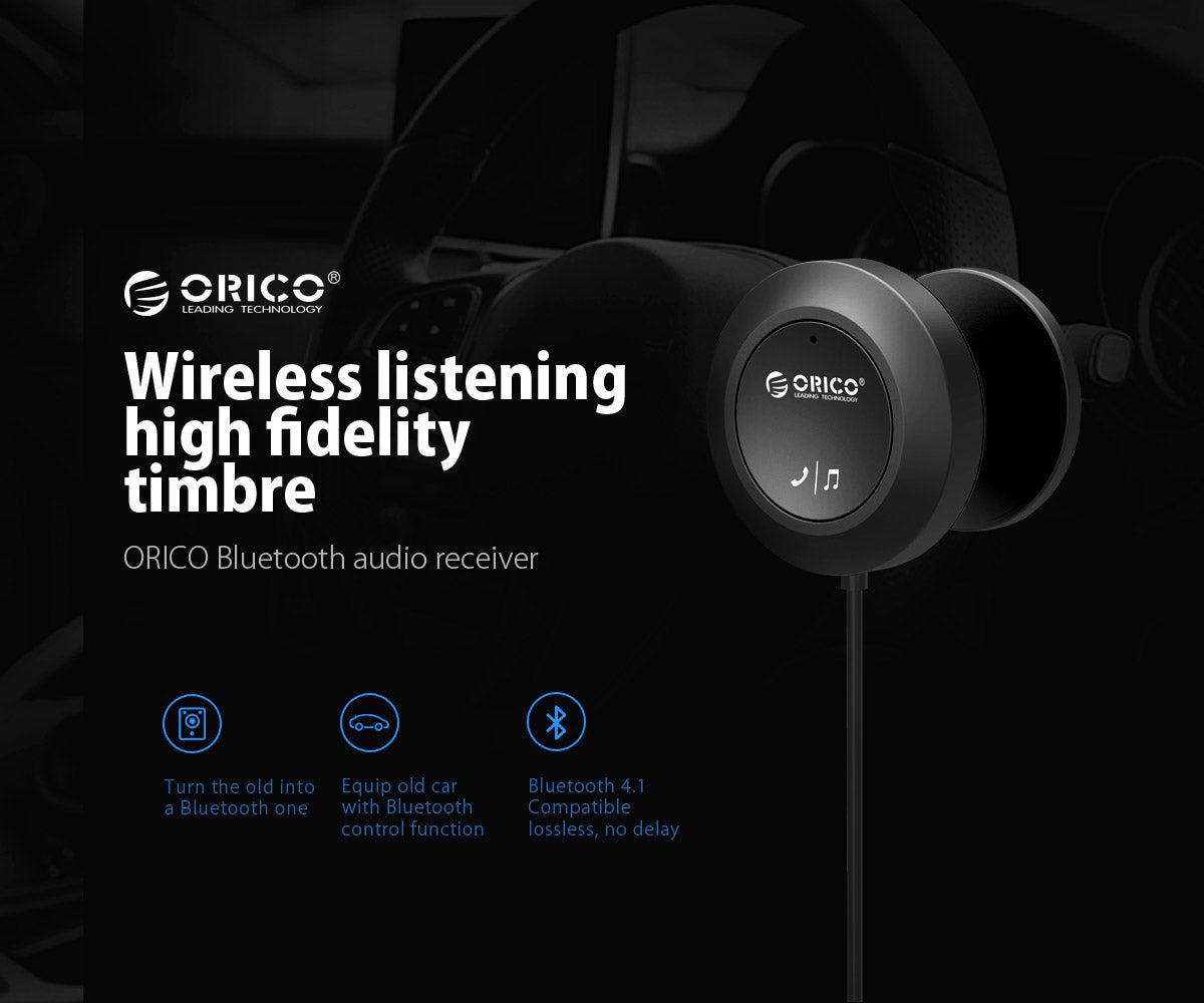 ORICO BCR02-BK Car Bluetooth Audio Receiver
