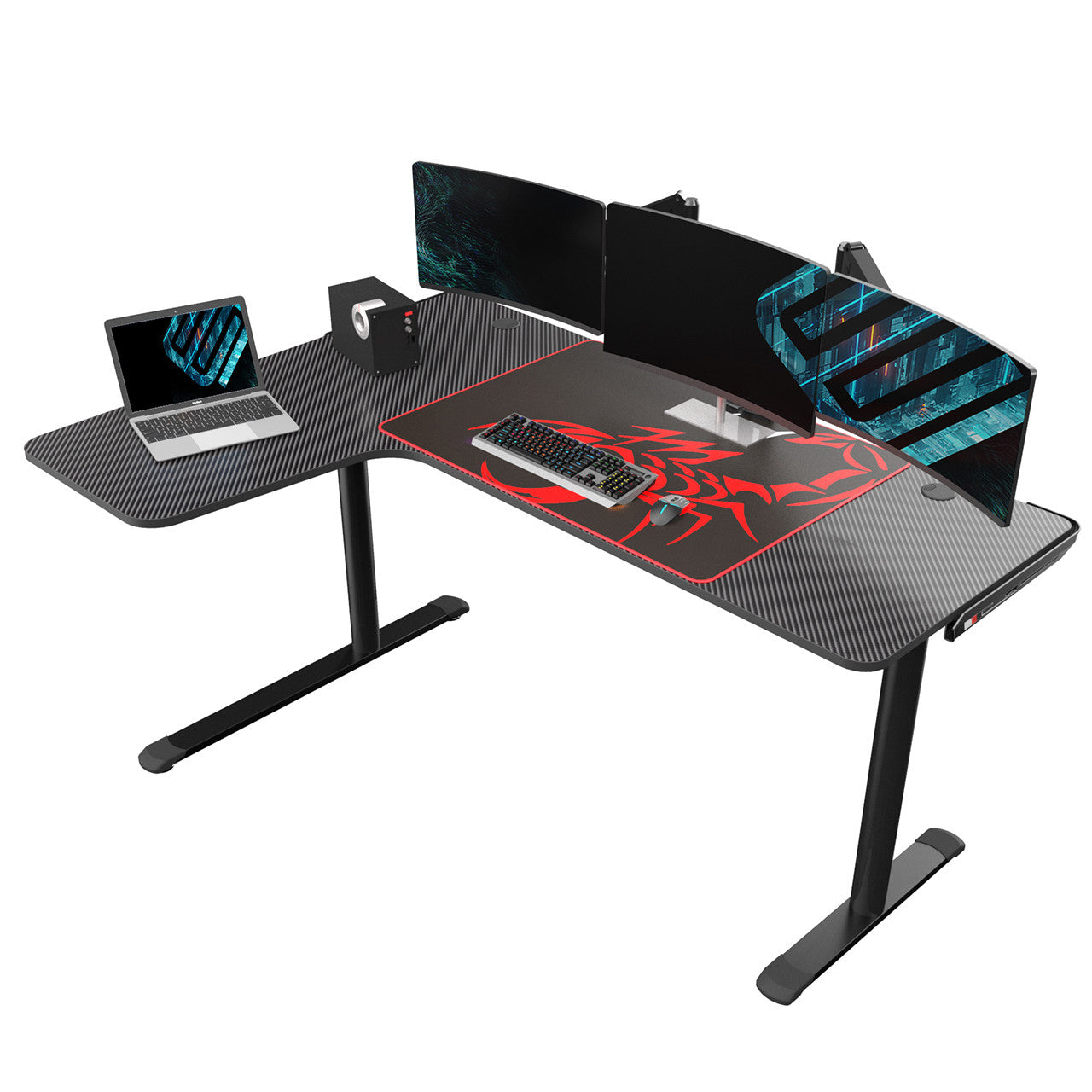 GAMING TABLE DESIGNA ERK-L60L-B-V2