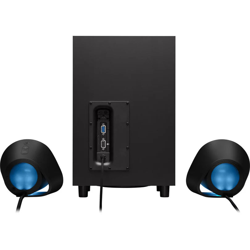 Logitech G560 LIGHTSYNC PC Gaming Speakers – 2.1 Surround Sound with RGB Lighting, 120W RMS, USB, Bluetooth & 7.1