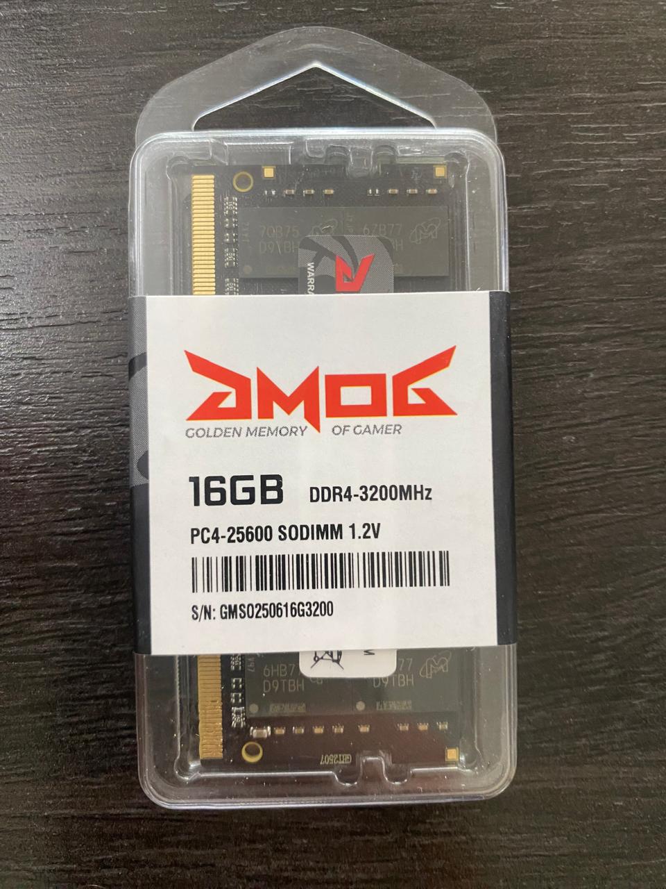 GMOG LAPTOP DDR4 3200 SODIMM RAM